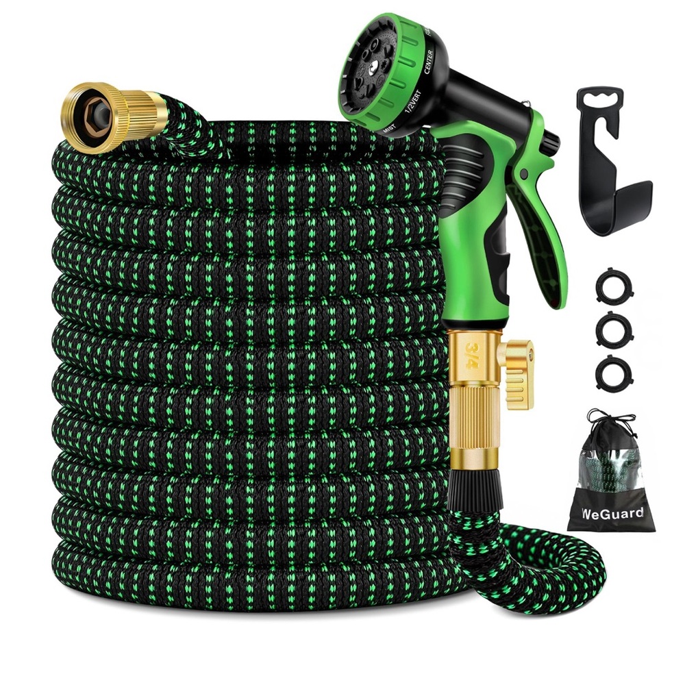 buheco garden hose black n green 50 ft durable